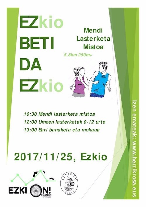 I. EZKIOKO MENDI LASTERKETA MISTOA - 2017