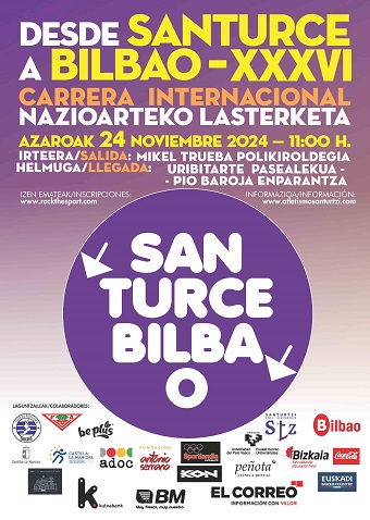 XXXVI. SANTURTZI-BILBO LASTERKETA - DESDE SANTURCE A BILBAO - 2024