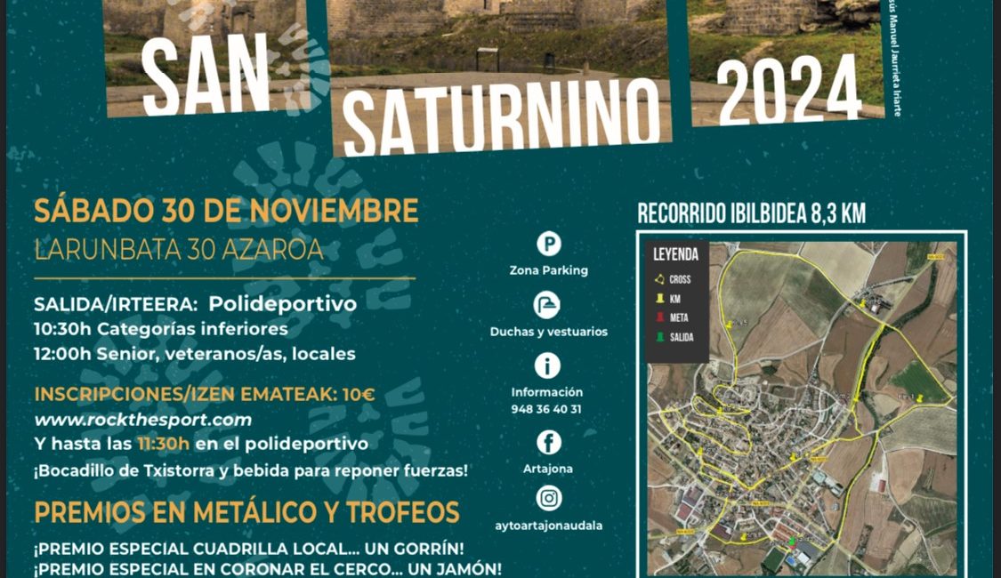 XXXII. CROSS POPULAR SAN SATURNINO - 2024