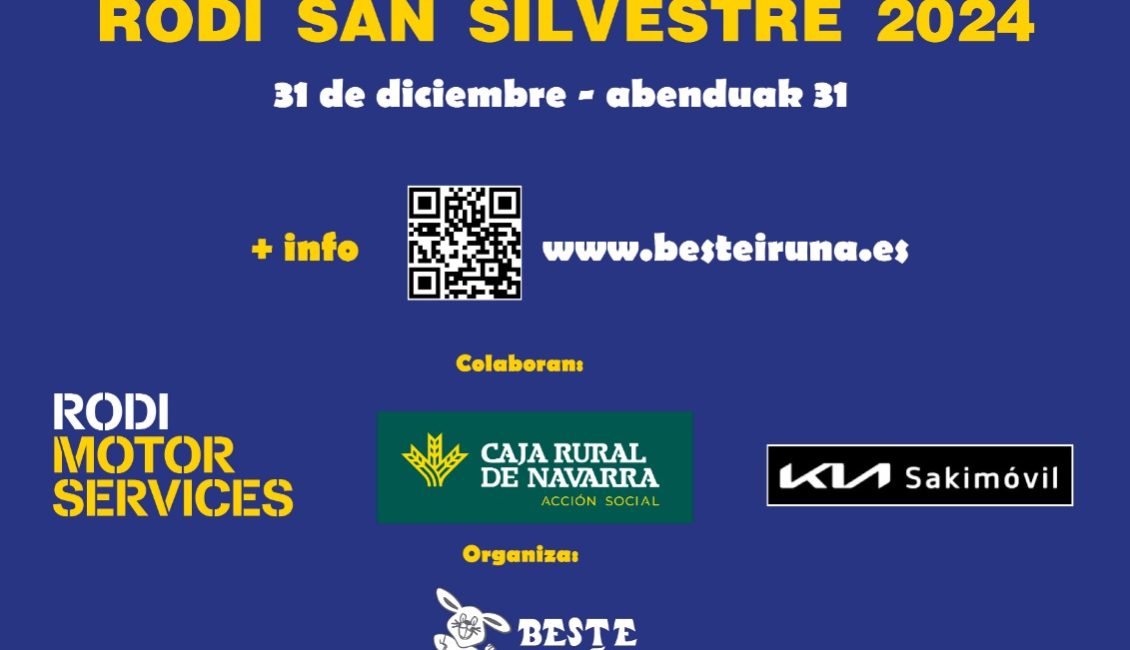 XLI. SAN SILVESTRE - IRUÑEA - PAMPLONA - 2024