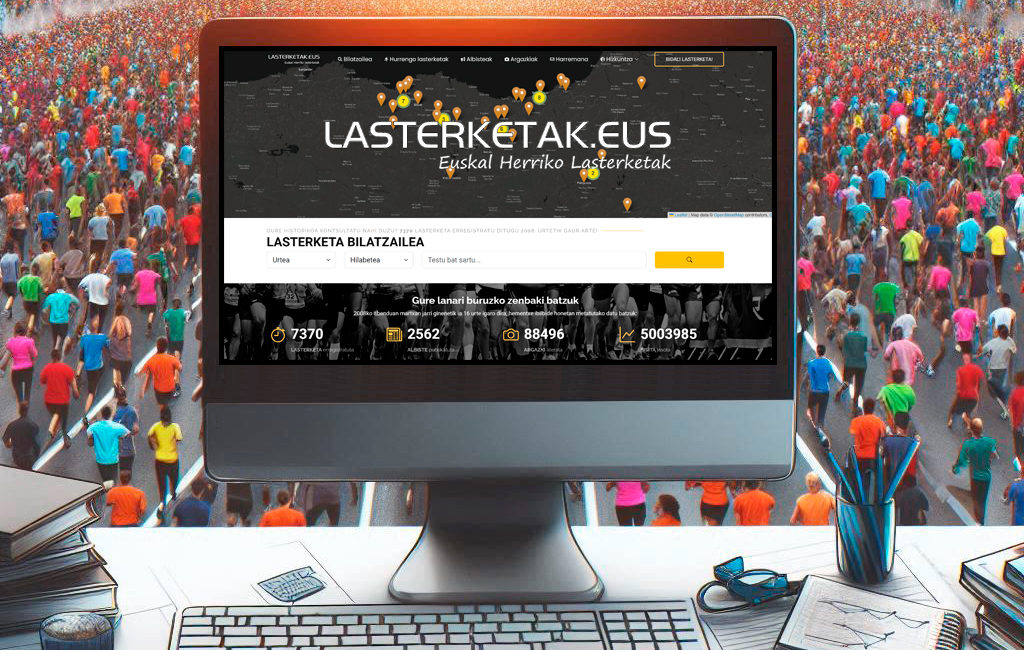 lasterketak.eus: 5.000.000 bisitarien langa gainditu dugu!