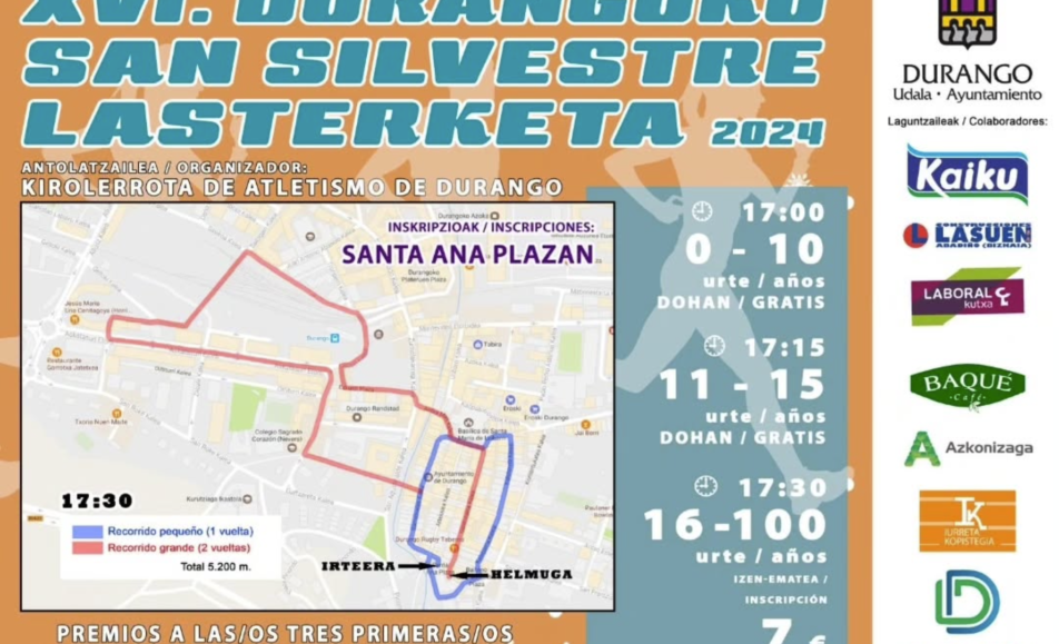 XVI. SAN SILVESTRE - DURANGO - 2024