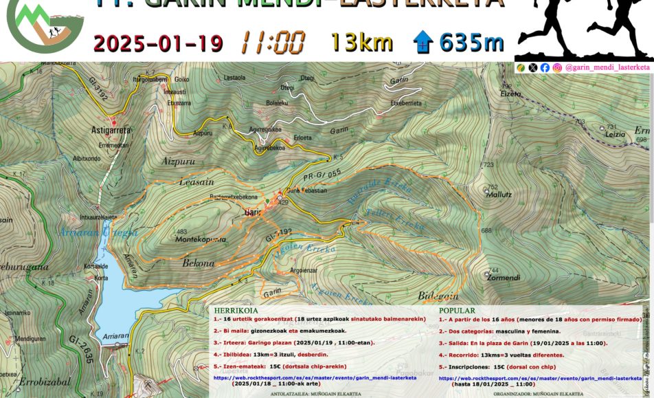 XI. GARINGO MENDI LASTERKETA HERRIKOIA - 2025