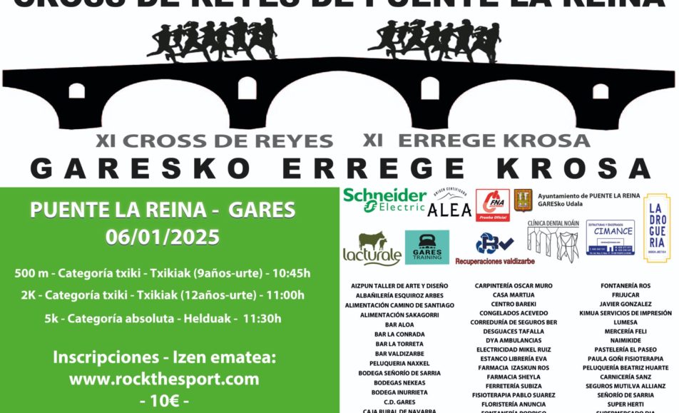 X. GARESKO ERREGE KROSA / CROSS DE REYES PUENTE LA REINA - 2025