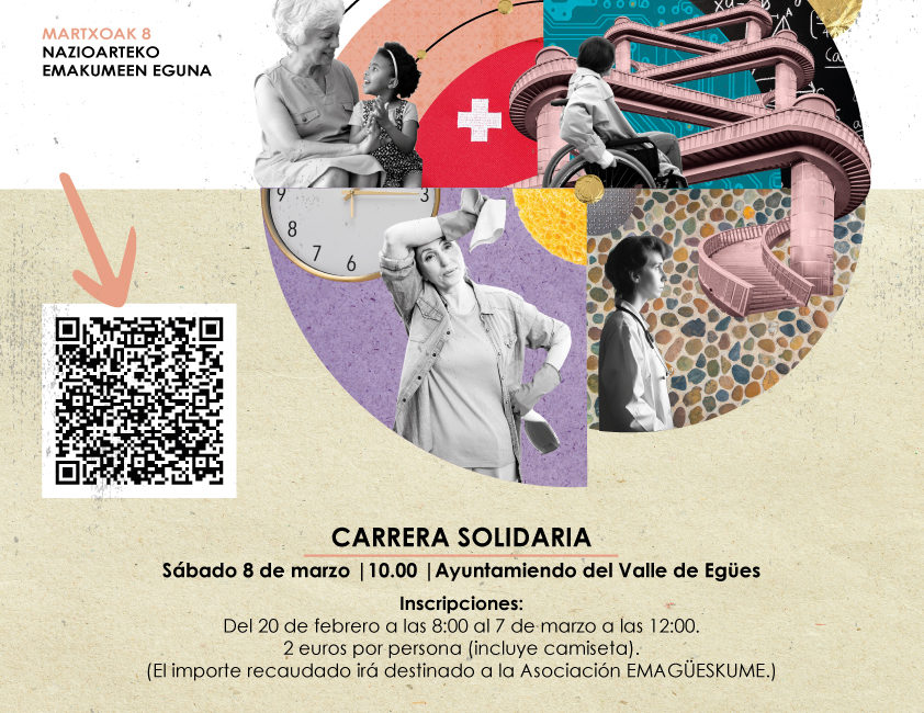 EMAKUMEEN NAZIOARTEKO EGUNEKO LASTERKETA SOLIDARIOA - CARRERA SOLIDARIA DÍA INTERNACIONAL DE LAS MUJERES - 2025