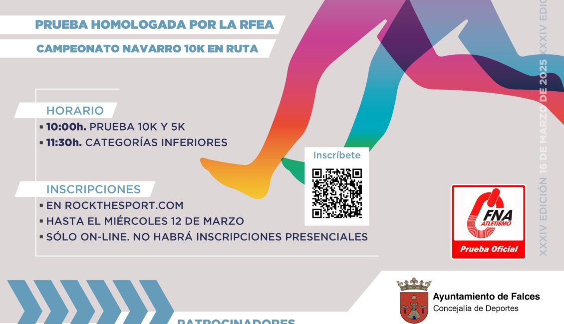 XXXIV. 10K / 5K EN RUTA VILLA DE FALCES - 2025